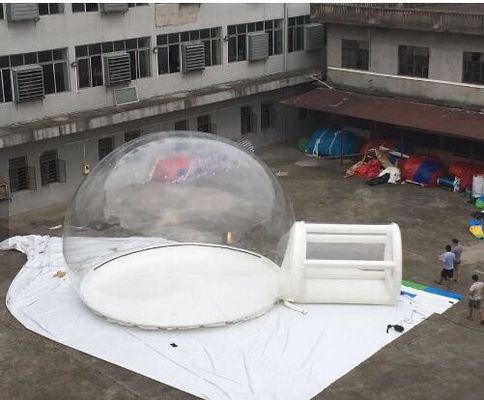 Tienda inflable transparente gigante de alta resistencia de la burbuja con el alto polímero para el partido