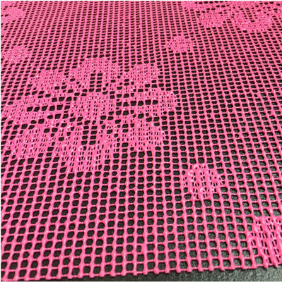 Las flores sidas la base suelo de la lamina de la resistencia de la grieta diseñan la estera anti del Pvc del resbalón de la capa de la espuma