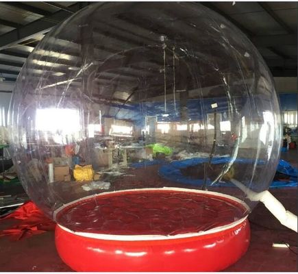 Tienda roja inflable de la burbuja de la burbuja de la bola inflable de la demostración para la tienda de la exhibición los 2M D Inflatable Bubble Camping