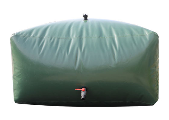 el tanque de almacenamiento flexible del agua del verde caqui 20000L para la irrigación usada para almacenar el tanque de sujeción del agua