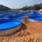 Los tanques galvanizados de la piscicultura de la lona de los acuarios de la hoja los 20M D el 1.20M H