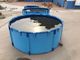 acuario de la lona de 3000L 1.2M M plegable y plegable con el tanque plástico del estanque de peces del marco metálico