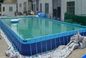 SGS marco metálico de la piscina de los 10M X del PVC de los 10M para el verano inflable
