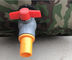 El tanque de almacenamiento del agua del PVC del ejército para la lucha contra agrícola 1000L la irrigación y el fuego