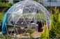 tienda de los 5M Luxury Geodesic Dome con las tuberías de acero y las tiendas del partido de la bóveda de la cubierta transparente