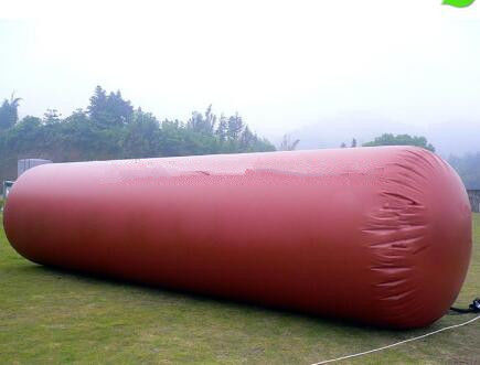 Los tanques de almacenamiento ULTRAVIOLETA de gas metano de la protección, PVC cubrieron la tela para la vejiga líquida del combustible de la contención de la planta del biogás