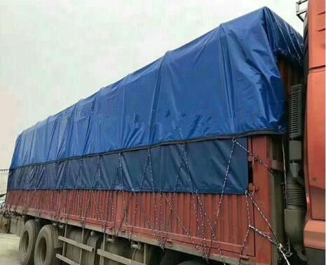 Cubierta ignífuga ULTRAVIOLETA anti del camión de la lona resistente con las aletas de lluvia