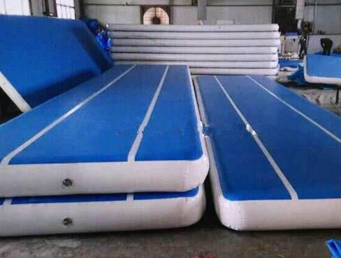 Estera inflable modificada para requisitos particulares de la pista de aire del entretenimiento de Mat With Repair Kits Indoor del aire de la gimnasia