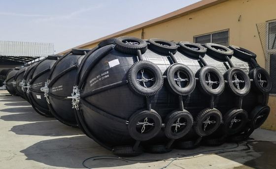 Fenders para botes de caucho de tipo Yokohama Fenders para submarinos de defensa neumáticos