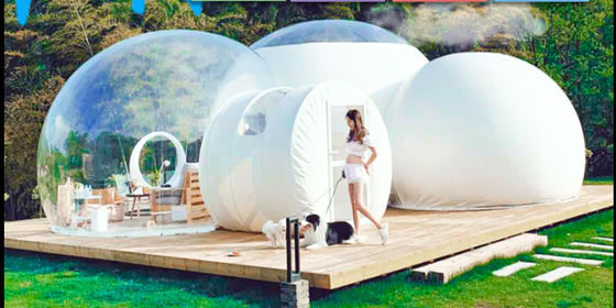 Tenda médica inflada flexible para instalaciones temporales de atención médica