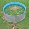33912 litros sobre el estanque de peces de tierra de la lona con el tanque plástico galvanizado de la piscicultura de la hoja