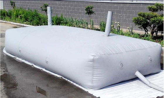 6 a 15 años de vida útil Tarpaulin Almacenamiento de líquidos Bolsa flexible Tanque de agua de uso pesado