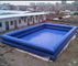 Piscina modificada para requisitos particulares del PVC del logotipo desprendible y portátil sobre las piscinas de tierra del PVC 