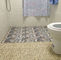 De la amortiguación de choque PVC de Mats Mat Polyester Mesh With del cuarto de baño del resbalón no que cubre la tela plástica