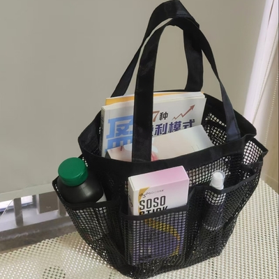 Bolsa de malla de PVC para almacenamiento Cosméticos Libros Bolas Paraguas Gafas Bolsa de playa de gran capacidad