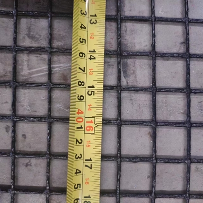 Grado industrial de PVC revestido de malla de poliéster Geogrid para ferrocarril o suelo blando