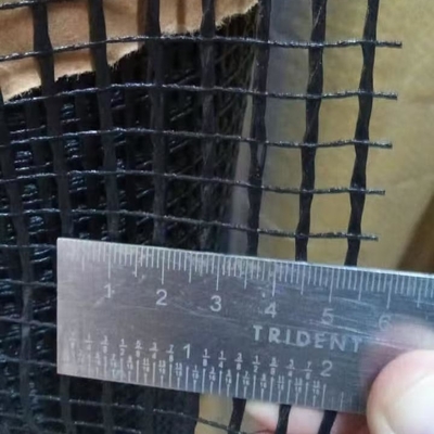 Grado industrial de PVC revestido de malla de poliéster Geogrid para ferrocarril o suelo blando