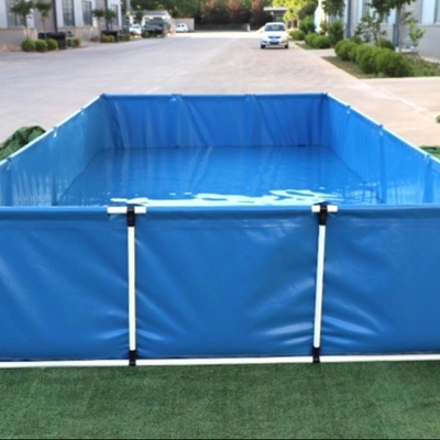 Tanque de pescado de lona plegable hecho a medida para acuicultura específica