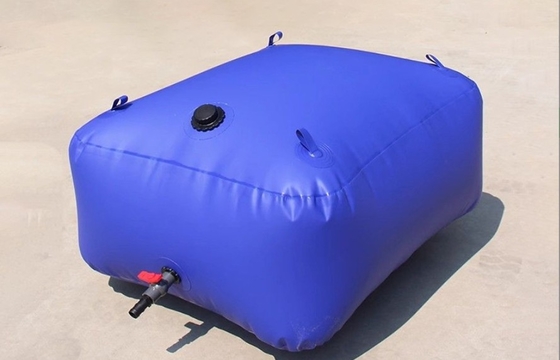 Envases de agua de PVC portátiles para la sequía Resistente a la sequía y bolsas de almacenamiento de agua de emergencia para la lucha contra incendios