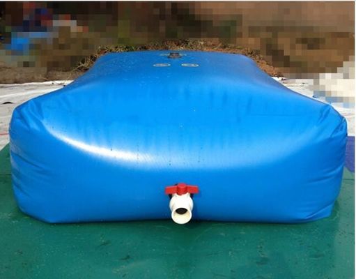Envases de agua de PVC portátiles para la sequía Resistente a la sequía y bolsas de almacenamiento de agua de emergencia para la lucha contra incendios