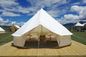 Lona ignífuga de lujo Safari Tent Waterproof Canvas Fabric de Glamping Yurt Bell