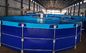 El tanque al aire libre de la piscicultura de la ronda TPU 50000L 100000L con el tanque plástico del estanque de peces del marco metálico