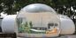 Tienda inflable transparente del iglú de la casa de la bóveda con 4 porciones de cuarto de baño, sala de estar, dormitorio y callejón