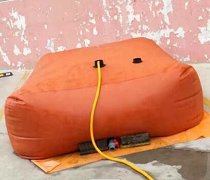 Envases de agua de PVC portátiles para la sequía Resistente a la sequía y bolsas de almacenamiento de agua de emergencia para la lucha contra incendios