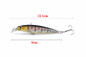 cebo biónico Bass Floating Minnow Lures de la pesca en mar los 9cm/7.3g