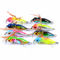 8 colores 4.5CM/3g 10# enganchan señuelos plásticos duros de los piscardos del cebo de pesca