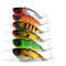 Colores 5.3CM/14.30g 10 del señuelo 6 de la pesca del tiro VIB # gancho