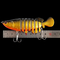 13 colores que 10.5CM/18.6g 3D observa el cebo de Dragonfish sumergieron el señuelo pesquero articulado multi ocho