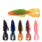 Señuelos pesqueros suaves del gusano biónico del silicón del camarón 12 colores los 8CM 4.5g 10PCS/Bag