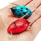El escarabajo inestable flotante 8 del pequeño cebo de los piscardos colorea los 3.8cm/4.1g