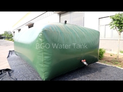 Tanque de almacenamiento de agua flexible de lona de PVC de 20000 litros