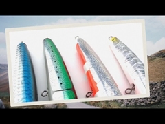 BGO Señuelos de pesca Señuelos de madera Minnow lápiz Señuelo de madera