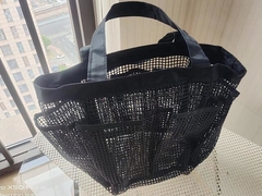 Bolso de ropa deportiva de malla de PVC transpirable para actividades al aire libre